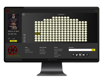 MovieCenter design figma ui ux ux design xd