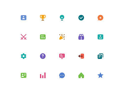 Colorful sidebar icons colorful dashboard icons menu menu design sidebar