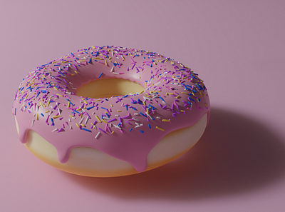3D Donut 3d 3d design app blender branding design designer donut figma graphic design illustration logo ui uiux ux vector