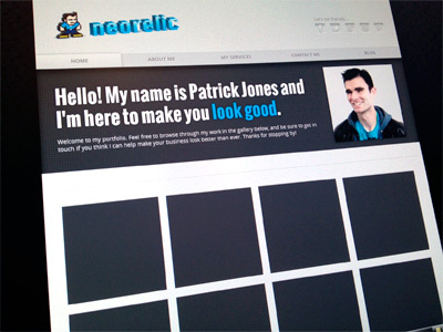 Portfolio redesign 8 bit portfolio web design