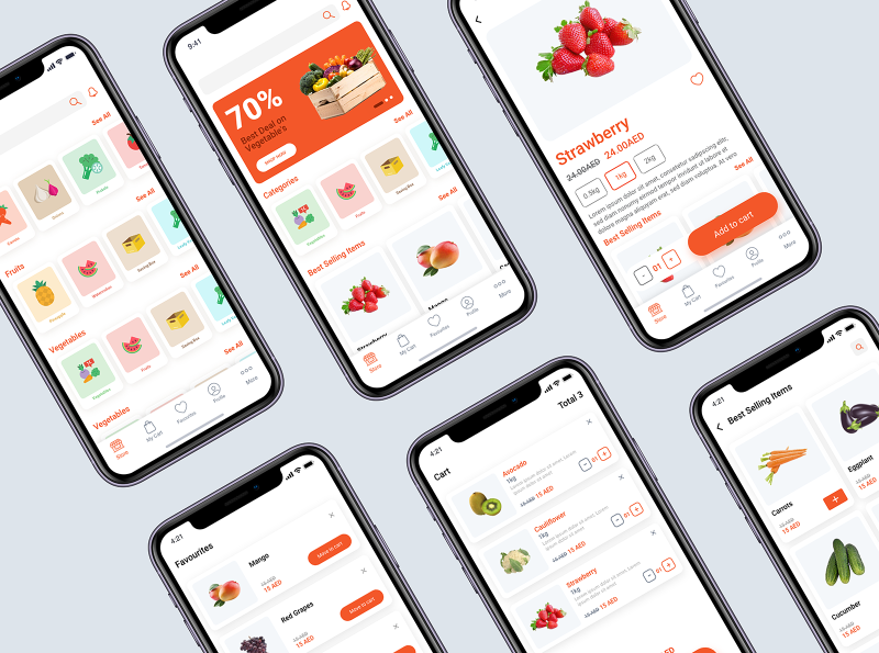 Grocery App - WIP by Marwan Ramadan on Dribbble