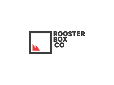 Roosterbox Logo box branding logo rooster startup