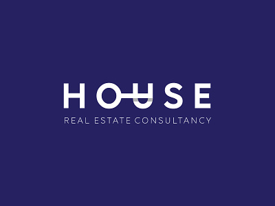 House Logo branding corporate estate house key logo real shadow