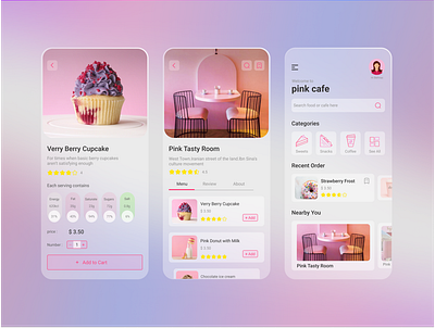 coffee shop mobile app app design graphic design minimal ui