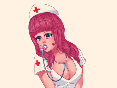 nurse girl illustration nurse osntear