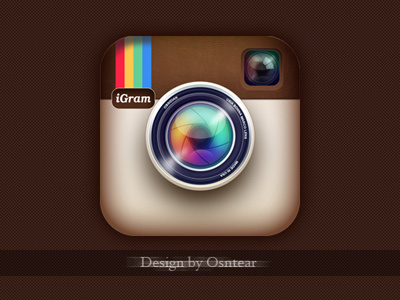 iGram Camera application camera icon instagram osntear