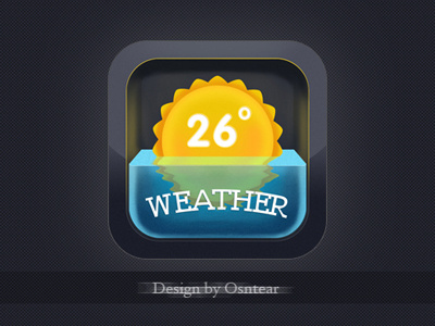 Weather application icon osntear weather