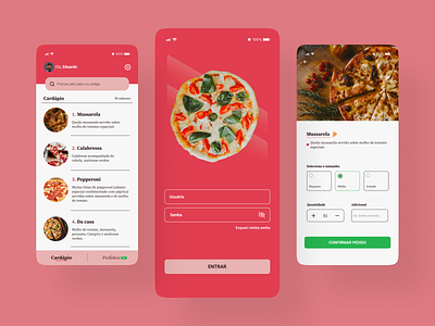 Pizza Delivery App 🍕 app delivery design figma food mobile ui user interface