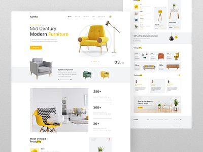 Furnito - Furniture Landing Page Website
