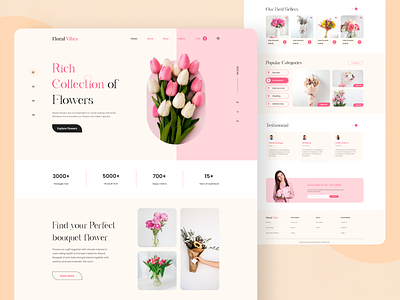 Flower Vibes - A Flower Shop Landing Page