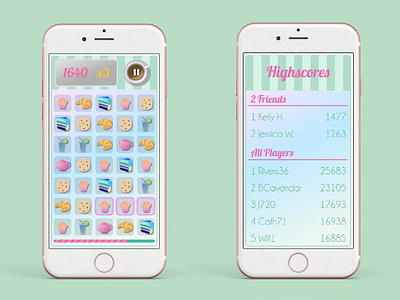 MyCafé Mobile Game UI Design