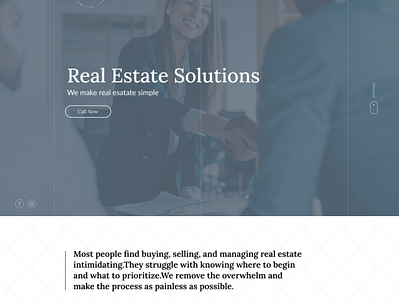 Real Estate Homepage Design figma landing page real estate ui