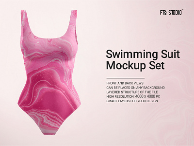 Swimming Suit Mockup Set