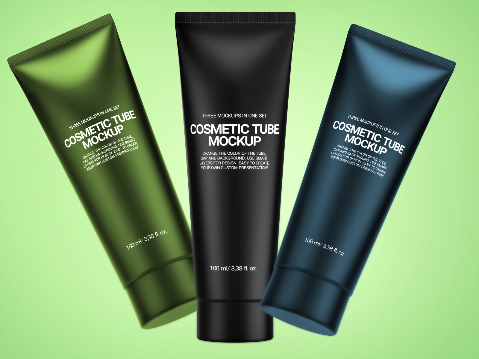 Download Matte Cosmetic Tubes Mockups Set By Fto Studio On Dribbble