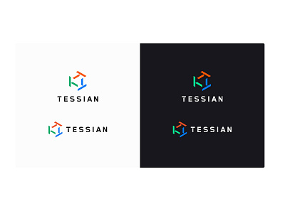 Tessian Brand System color cybersecurity grid guidelines identity design layout logo security technology