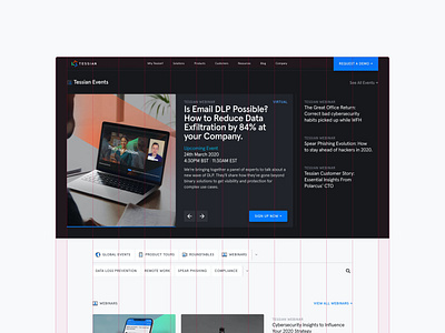 Tessian Website — Events, 2021