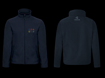 Tessian Brand System — Values Jacket, 2021 b2b branding cybersecurity identity merch startup swag