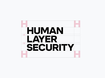 Human Layer Security — Logo b2b blog branding clearspace cybersecurity identity logo startup wordmark