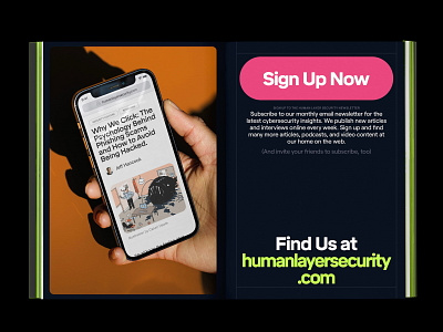 Human Layer Security Magazine — Spreads b2b cybersecurity identity illustration magazine