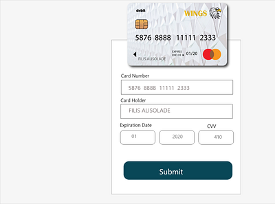#dailyui #dailyui #002, Signup page for a Credit Master Card credit card credit card signup mastercard signup page page mastercard signup signup page uiux signup page