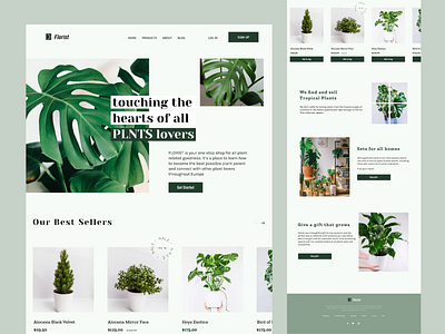 Florist- Plants Shopping Page