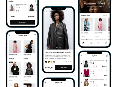 Fashion eCommerce App app balance clothing design ecommerce fashion fashion ecommerce app figma minimalist ui ux