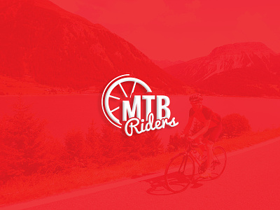 MTB Riders Logo Design bike club cycling logo mountain biking mtb