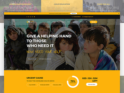 Charity Hope - Non-profit, Fundraising Crowdfunding Theme charity crowdfunding donation fundraising ngo senior citizen