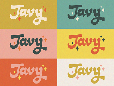 Javy Coffee Custom-Lettered Logo Design