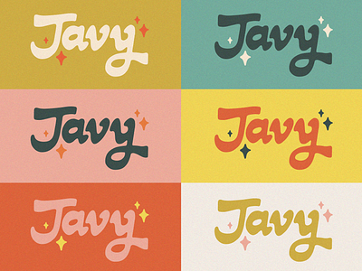 Javy Coffee Custom-Lettered Logo Design