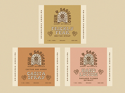 Sun & Saguaro Branding and Label design by Abby Leighton