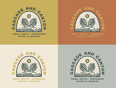 Cascade and Canyon Branding and Logo Design by Abby Leighton branding canyon design heritage illustration modern retro vintage western