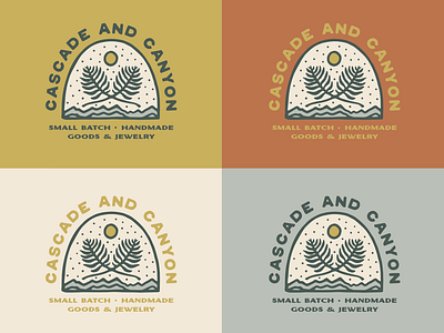 Cascade and Canyon Branding and Logo Design by Abby Leighton branding canyon design heritage illustration modern retro vintage western