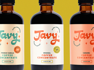 Javy Coffee Label Design