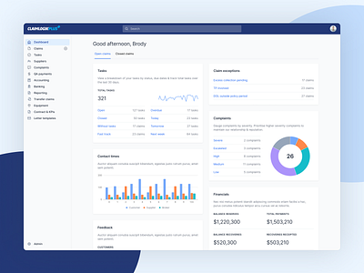 Insurance dashboard