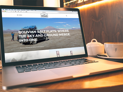 The Road Travel Blog // Website Design