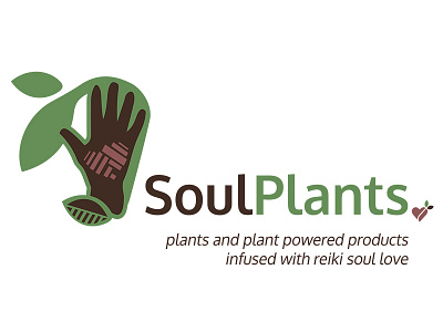 Soul Plants Yogi / Reiki Products Storefront Identity design logo plants reiki yogi