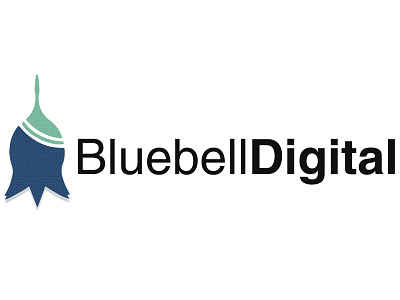 Branding for Bluebell Digital bluebell design flower logo