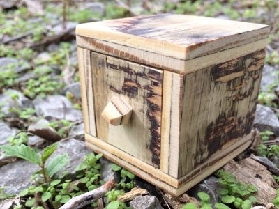 2x2 Plywood Box 2x2 box functional miniature plywood sculpture wood