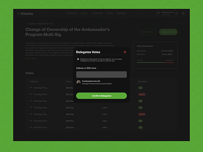Daoplay dao design product design ui uiux design ux web3