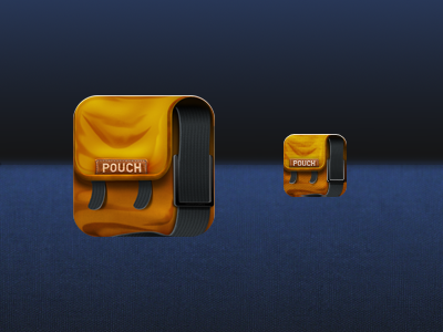 Pouch app backpack bag icon ios messenger bag portfolio pouch