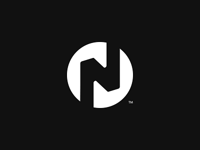 Design Studio Logo brand branding circle initial letter logo n notable studio