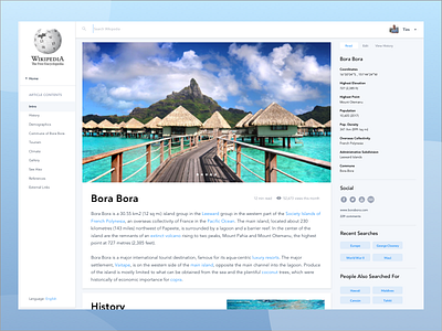 Wikipedia Material Redesign