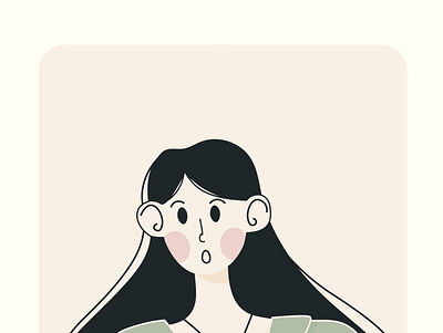 girl illustration art design flat illustration illustrator minimal vector web