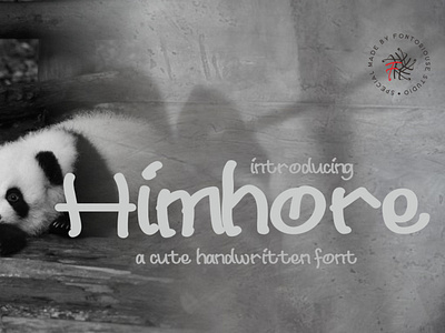 Himhore - A Cute Handwritten Font