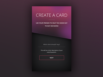 Decisions App - Coming Soon android angular animations cards css decisions firebase flat html ionic ios real time