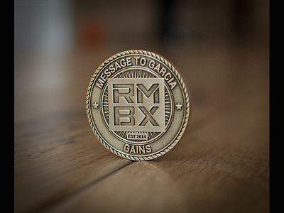 Rhumbix Coin branding design erik herschend gold merchandise rhumbix ui ux whitespace