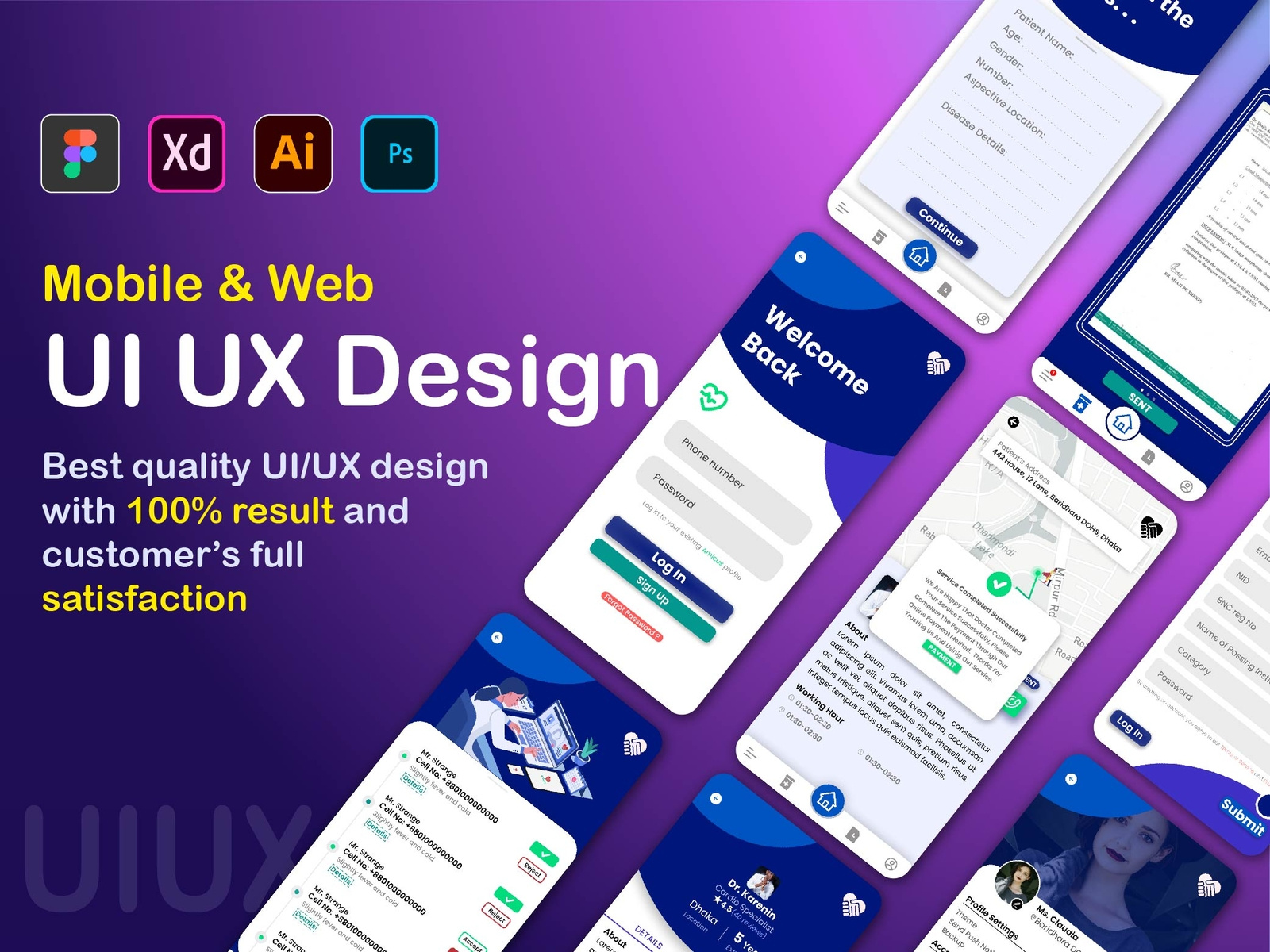 Unique & Colorful UI/UX Design by Priscila Fahmida on Dribbble