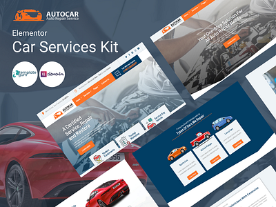 Autocar – Auto Repair Service Elementor Template Kit car website elementor templates website design wordpress design