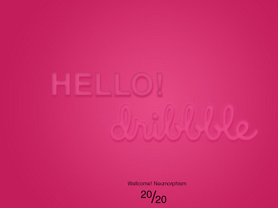 wallpaper 2020 dribbble neumorphism pink wallpaper